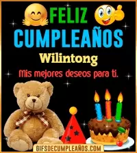 Gif de cumpleaños Wilintong